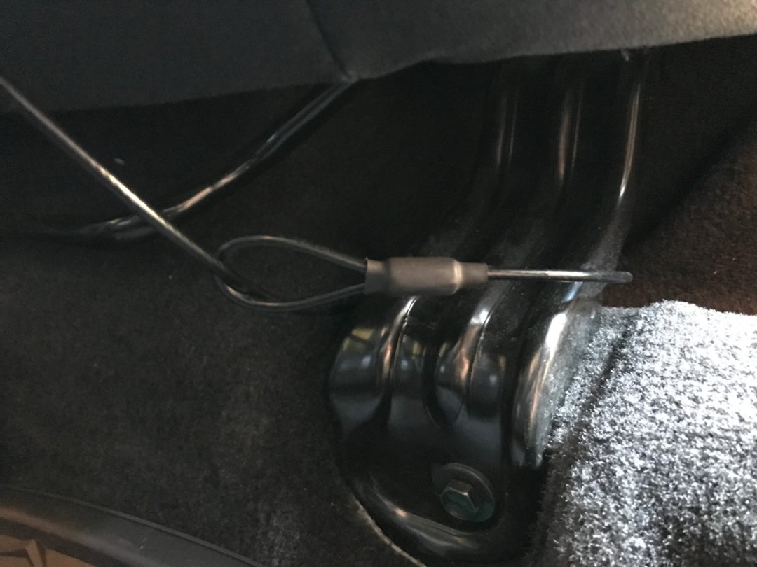 Bulldog Personal Car Vault car cable